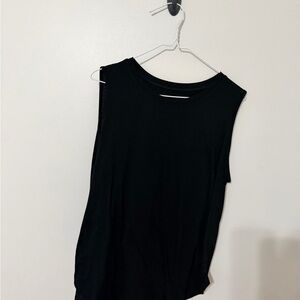 Black Sleeveless Women's Top